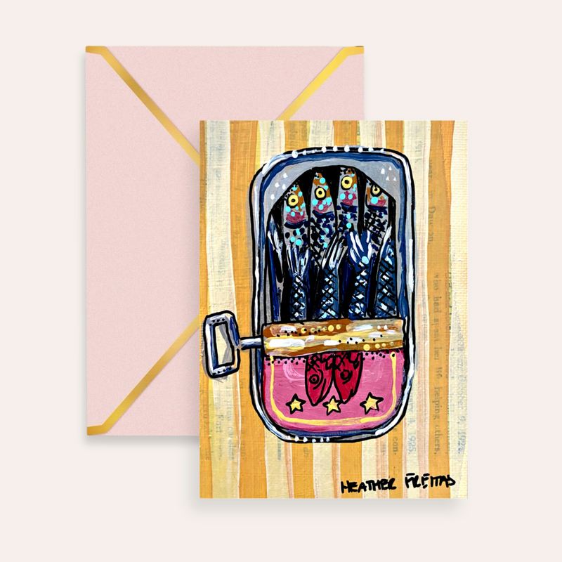 Sardines Greeting Card Fine Art Print-zoom-