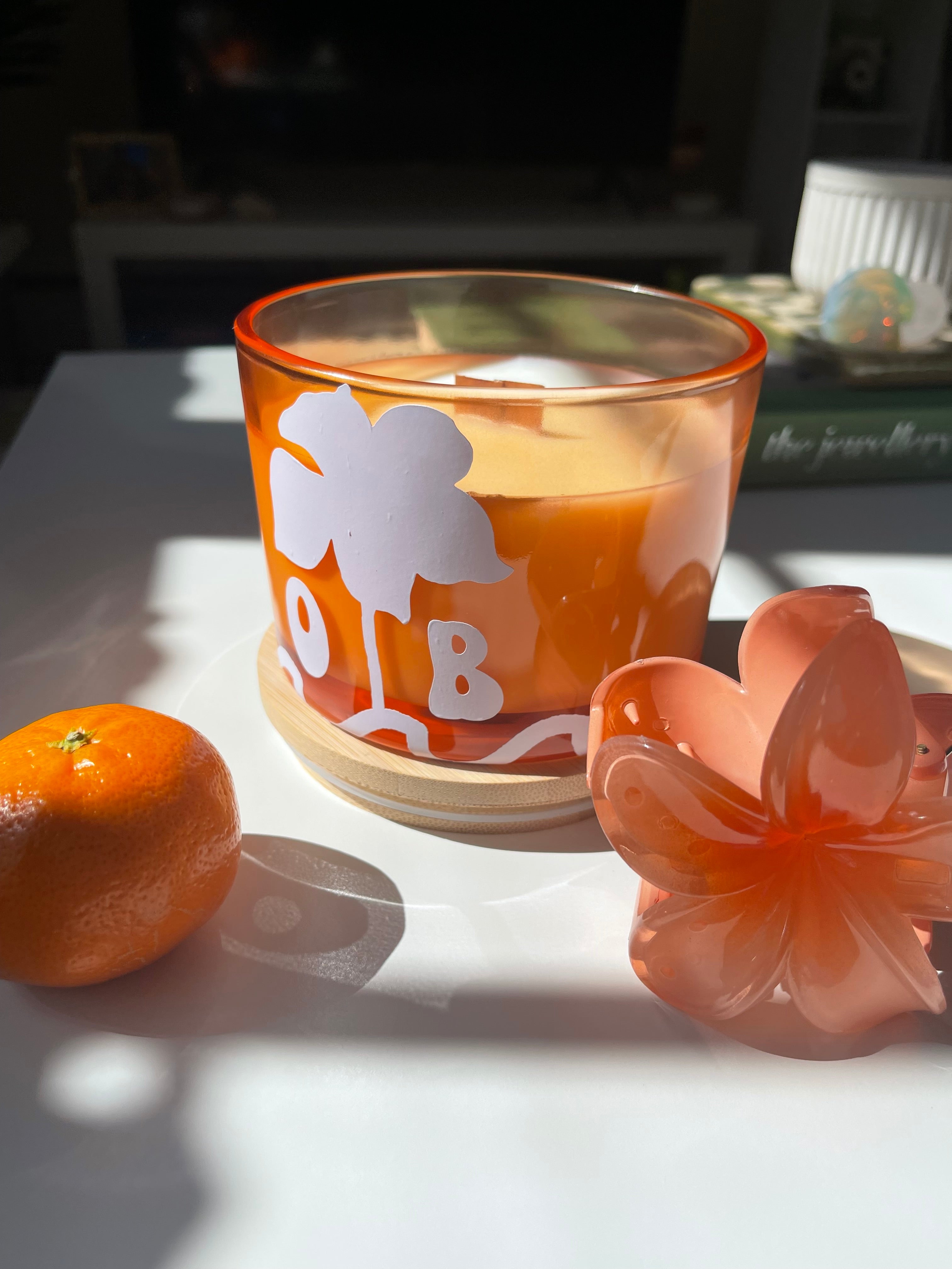 X-Large Tropical Melon Soy Candle-zoom-6
