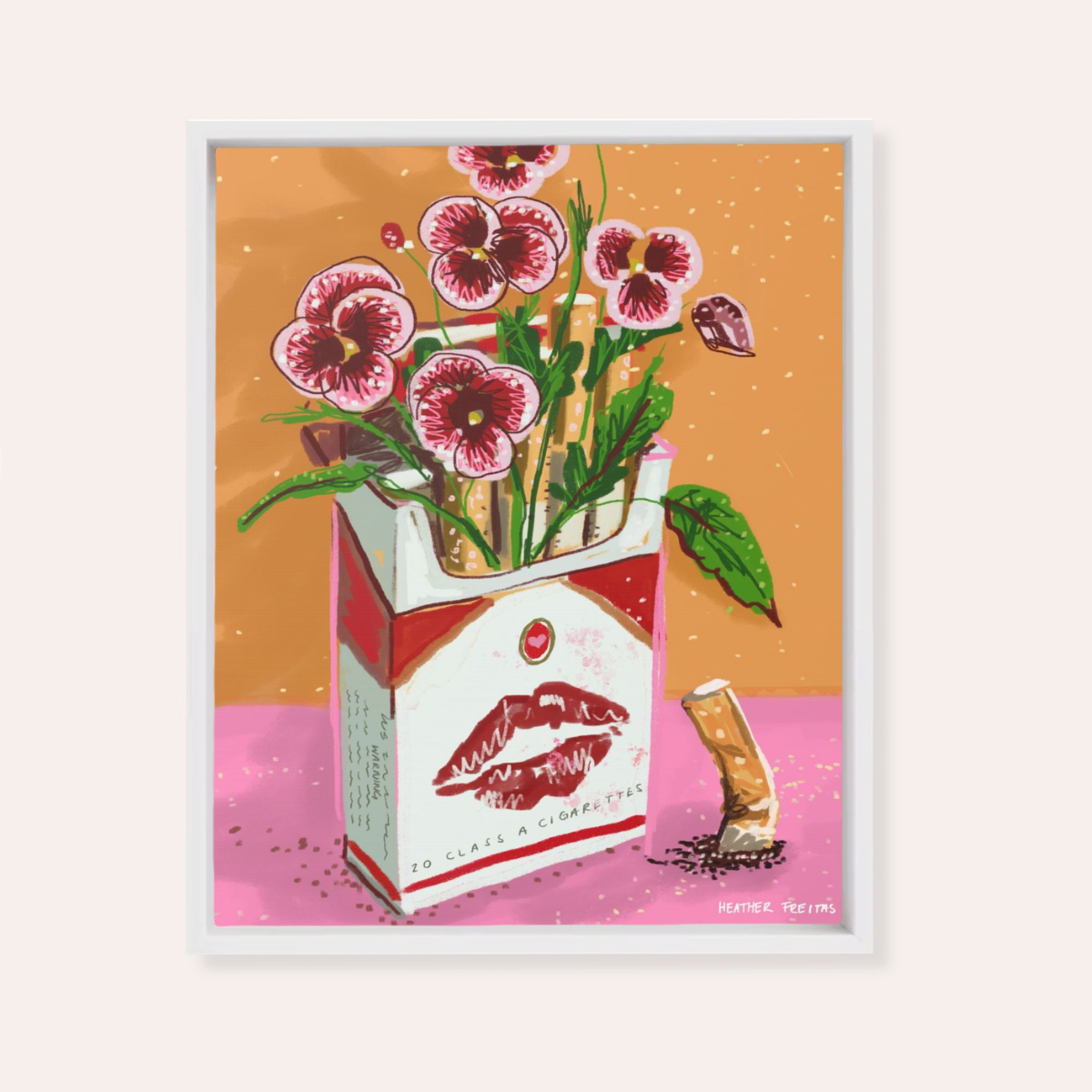 Dirt Bouquet | Framed Fine Art Canvas Print | Multiple Sizes-4