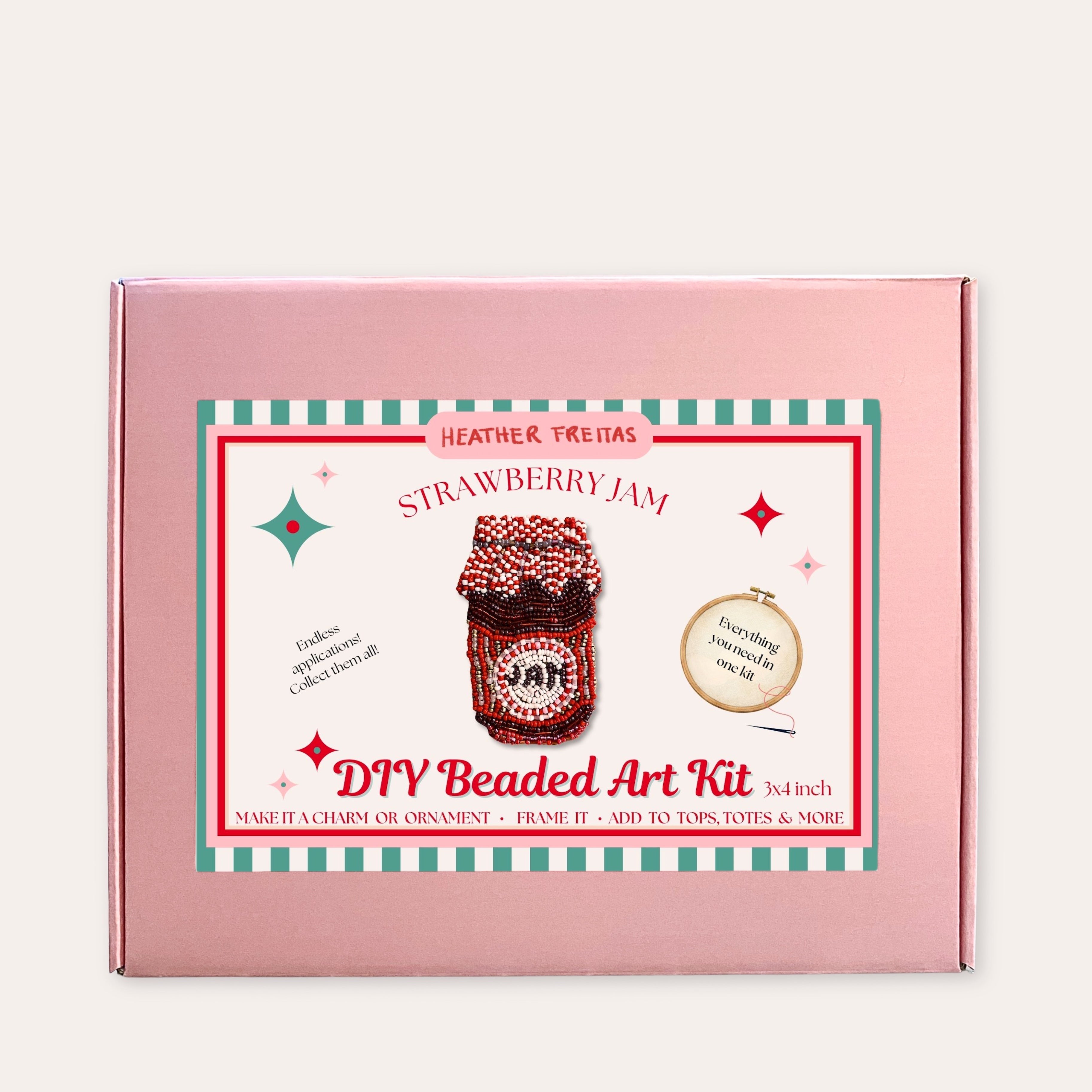 Strawberry Jam Beaded Art Kit
