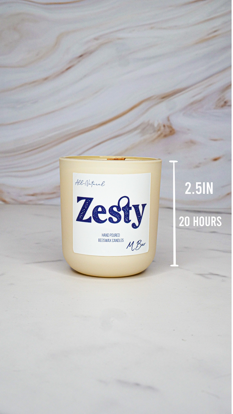 Zesty Beeswax Beeswax Candle-zoom-