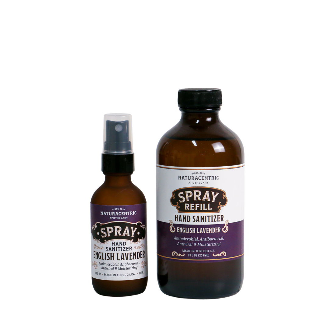 English Lavender Essential Oil Based Hand Sanitizer Spray-zoom-1