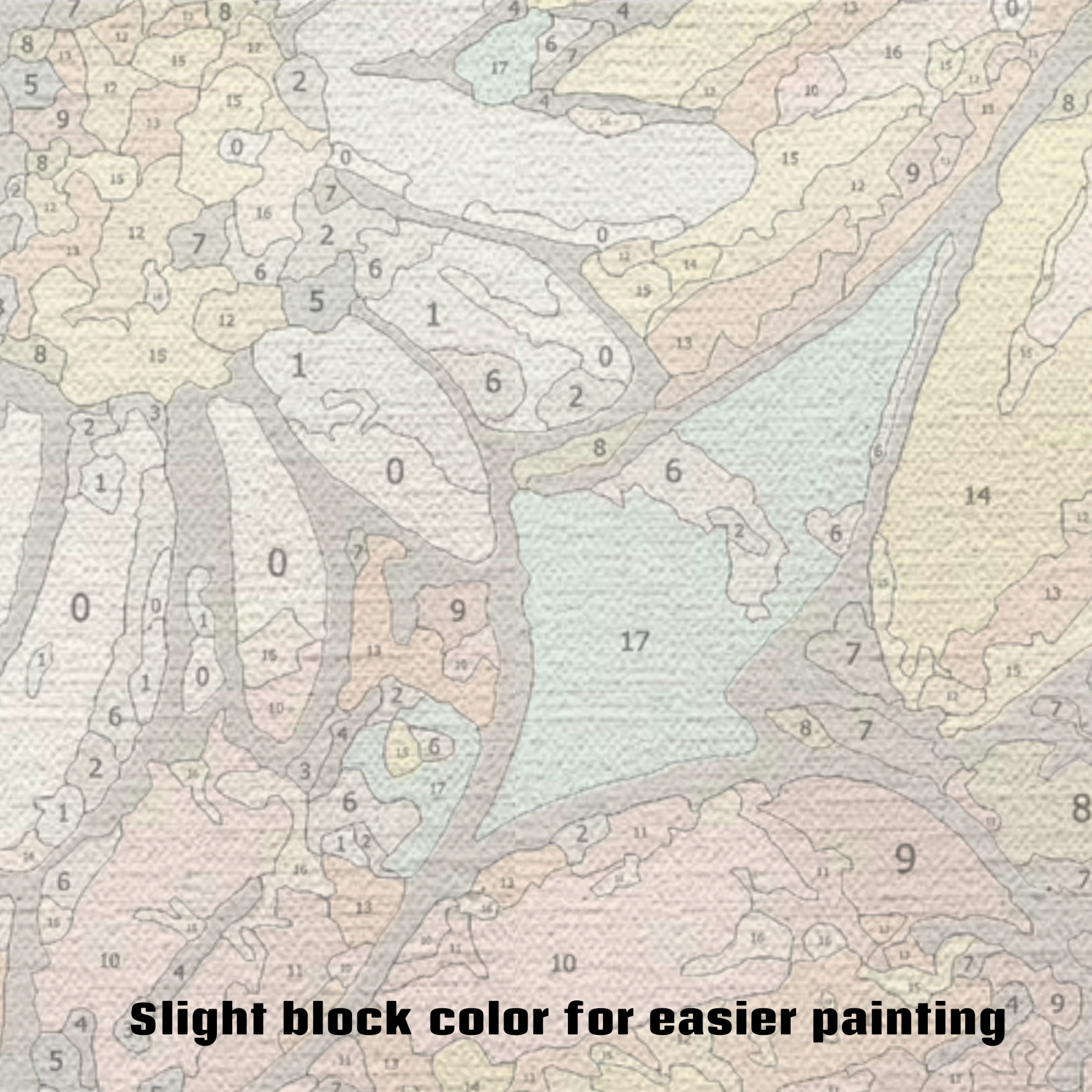 Flower Power Paint by Numbers Kit-zoom-4