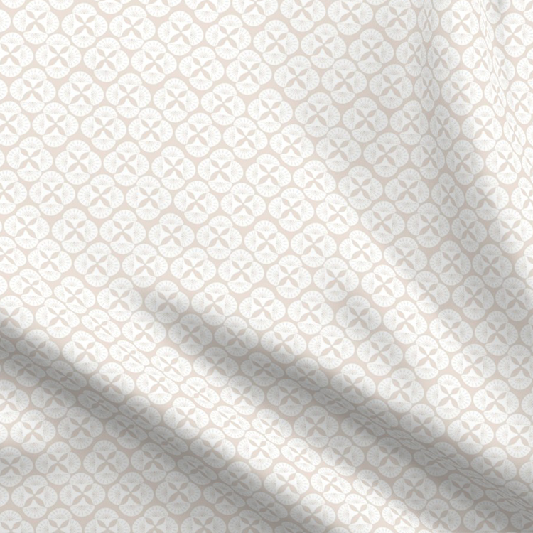 Beige Patterned Lampshade in SEA STAR-zoom-