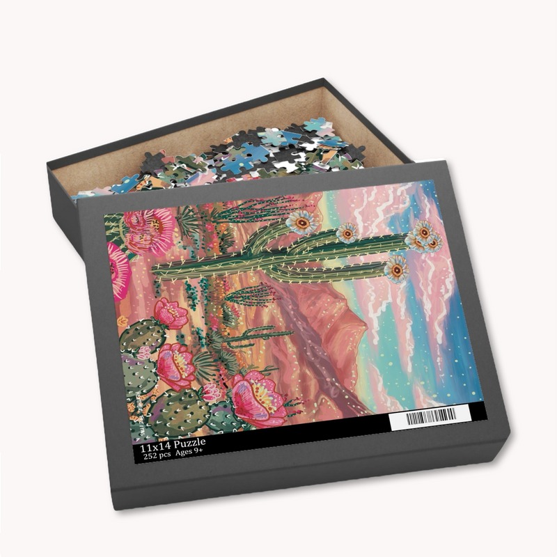 Desert Paradise & Jaguar Vibes Puzzle-zoom-