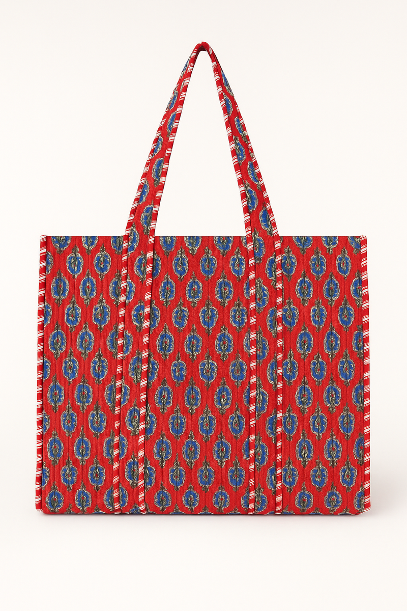Rouge Paisley Tote-zoom-