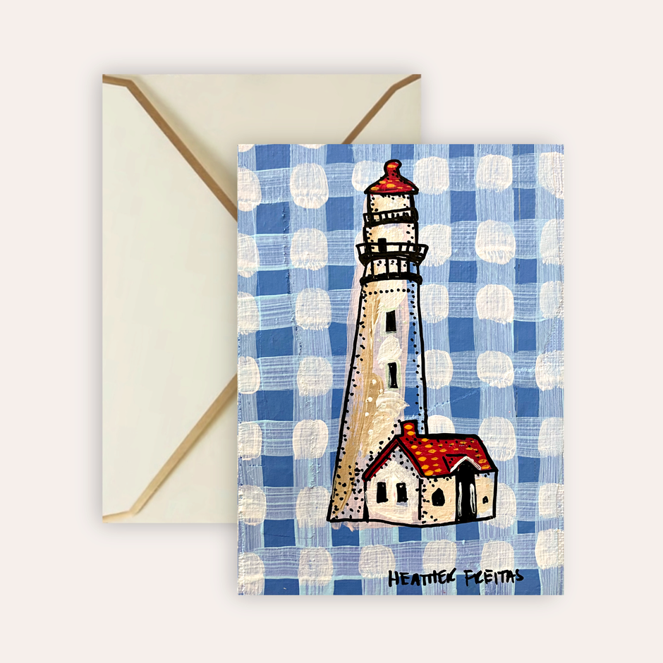 Lighthouse Greeting Card Fine Art Print
