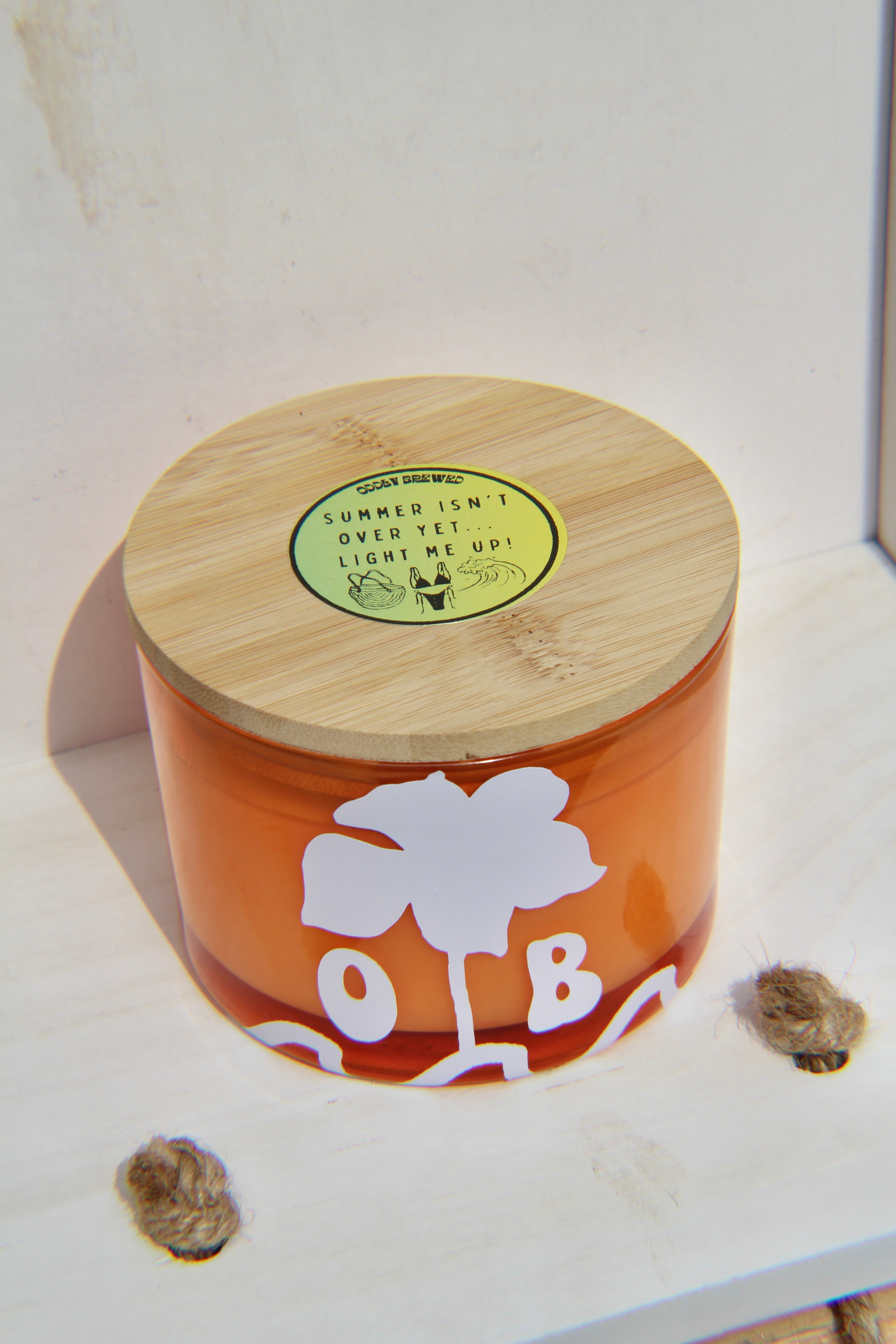 X-Large Tropical Melon Soy Candle-zoom-2