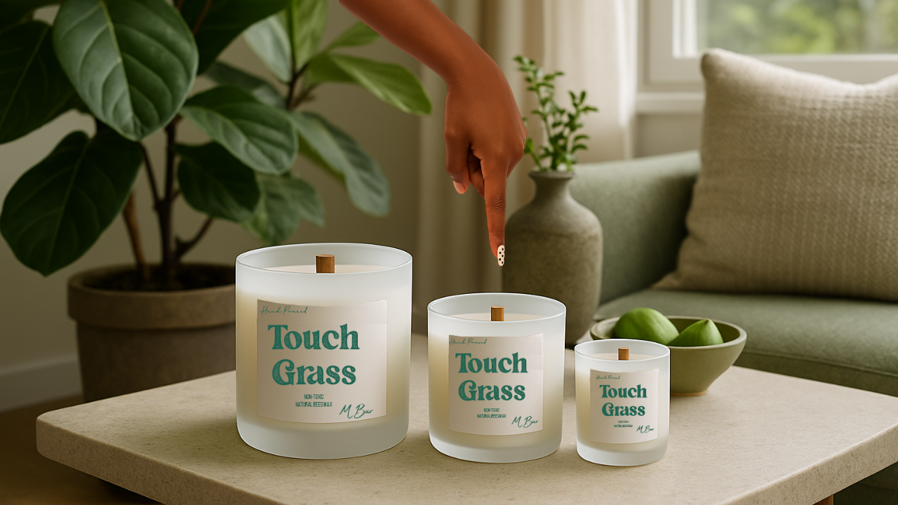 Touch Grass Candle
