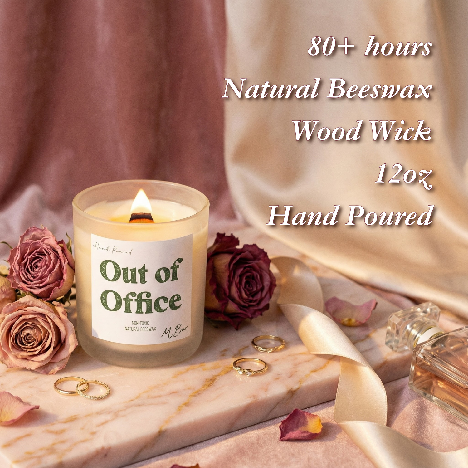 Out of Office Beeswax Candle-zoom-6
