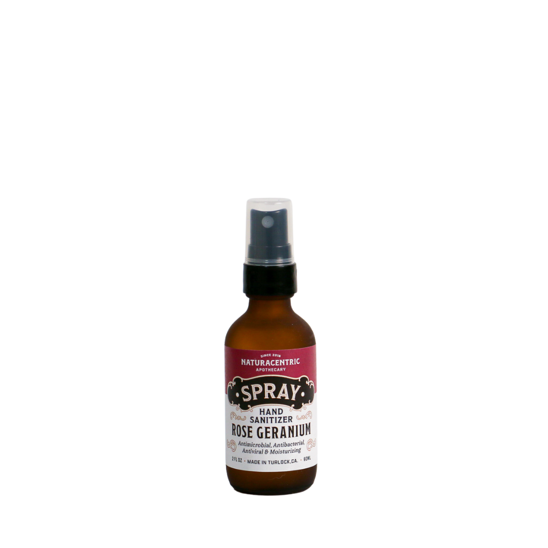Rose Geranium Essential Oil Based Hand Sanitizer Spray-2