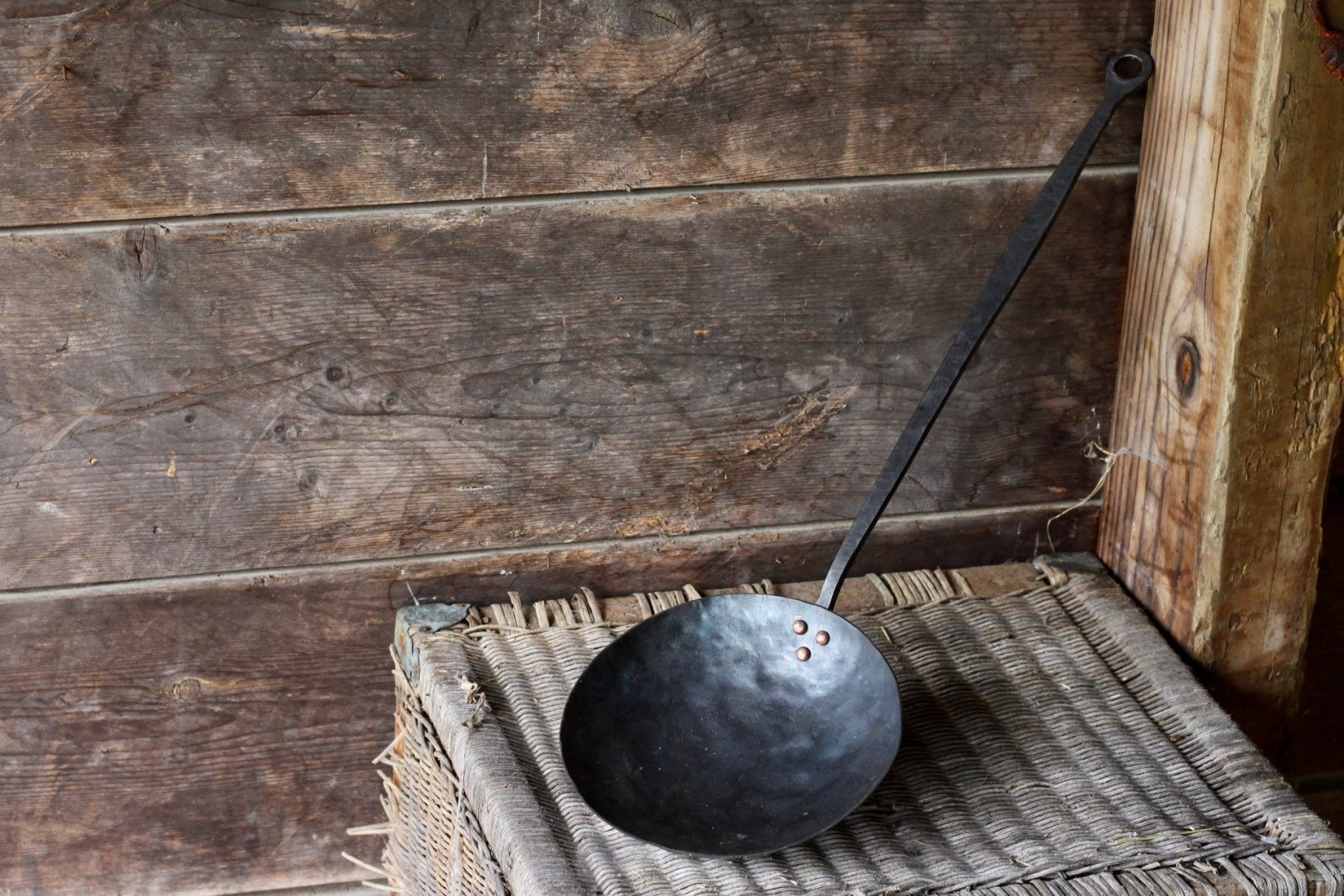 Hand Forged Camping Cooking Pan | Outdoor Fire & Stove Skillet - Aware House