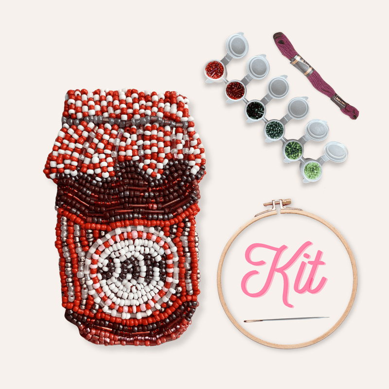 Strawberry Jam Beaded Art Kit-zoom-