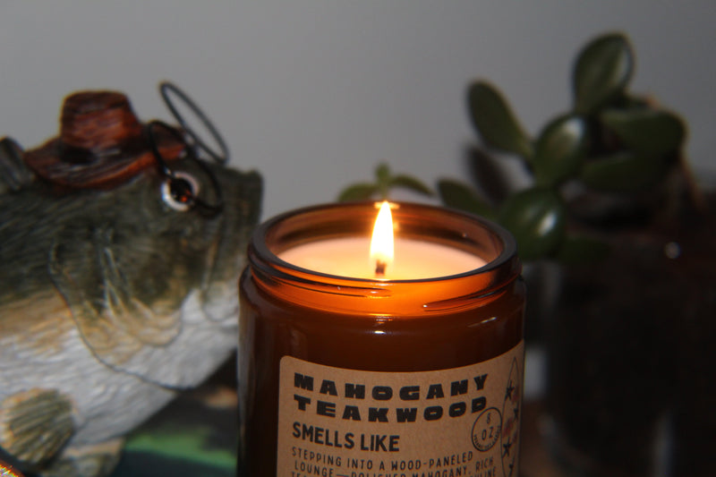 Mahogany Teakwood Soy Candle-zoom-