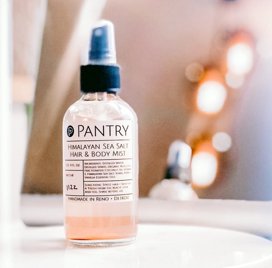 Himalayan Sea Salt Hair + Body Mist | Beach Waves Hair Spray - Aware House - Pantry Products - 