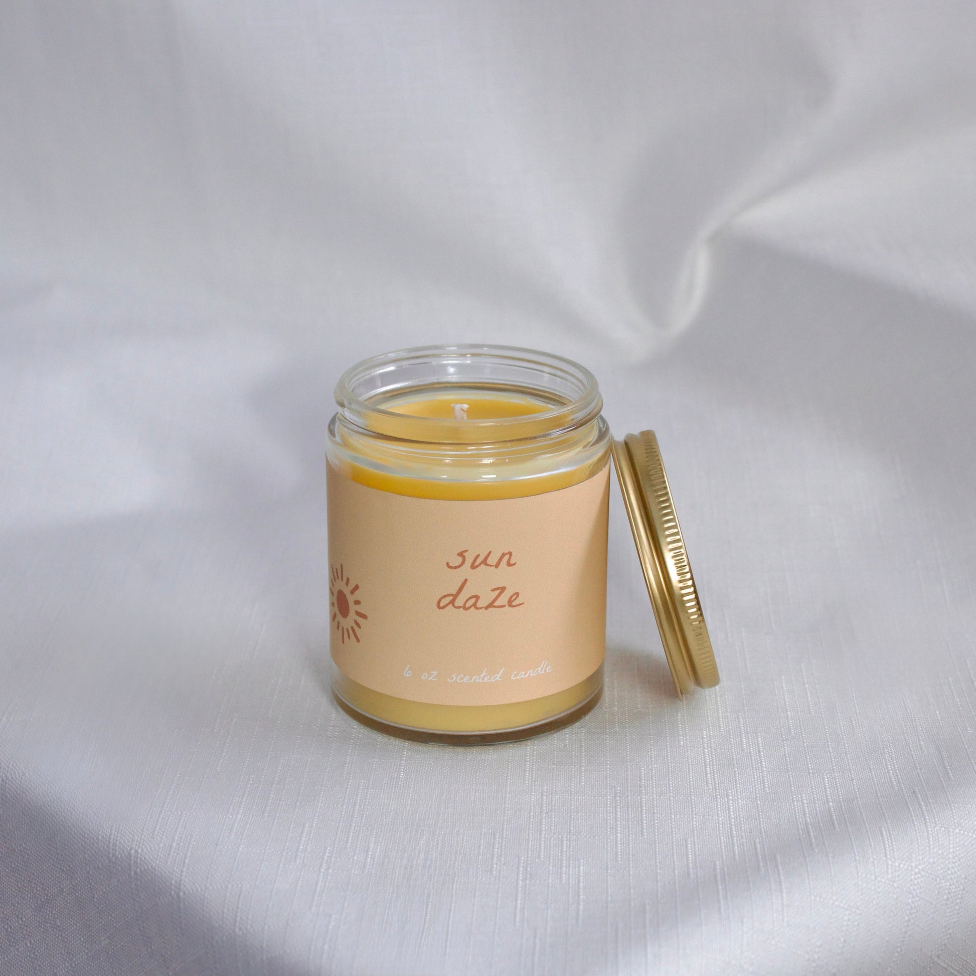Sun Daze Aromatherapy Beeswax Candle-2