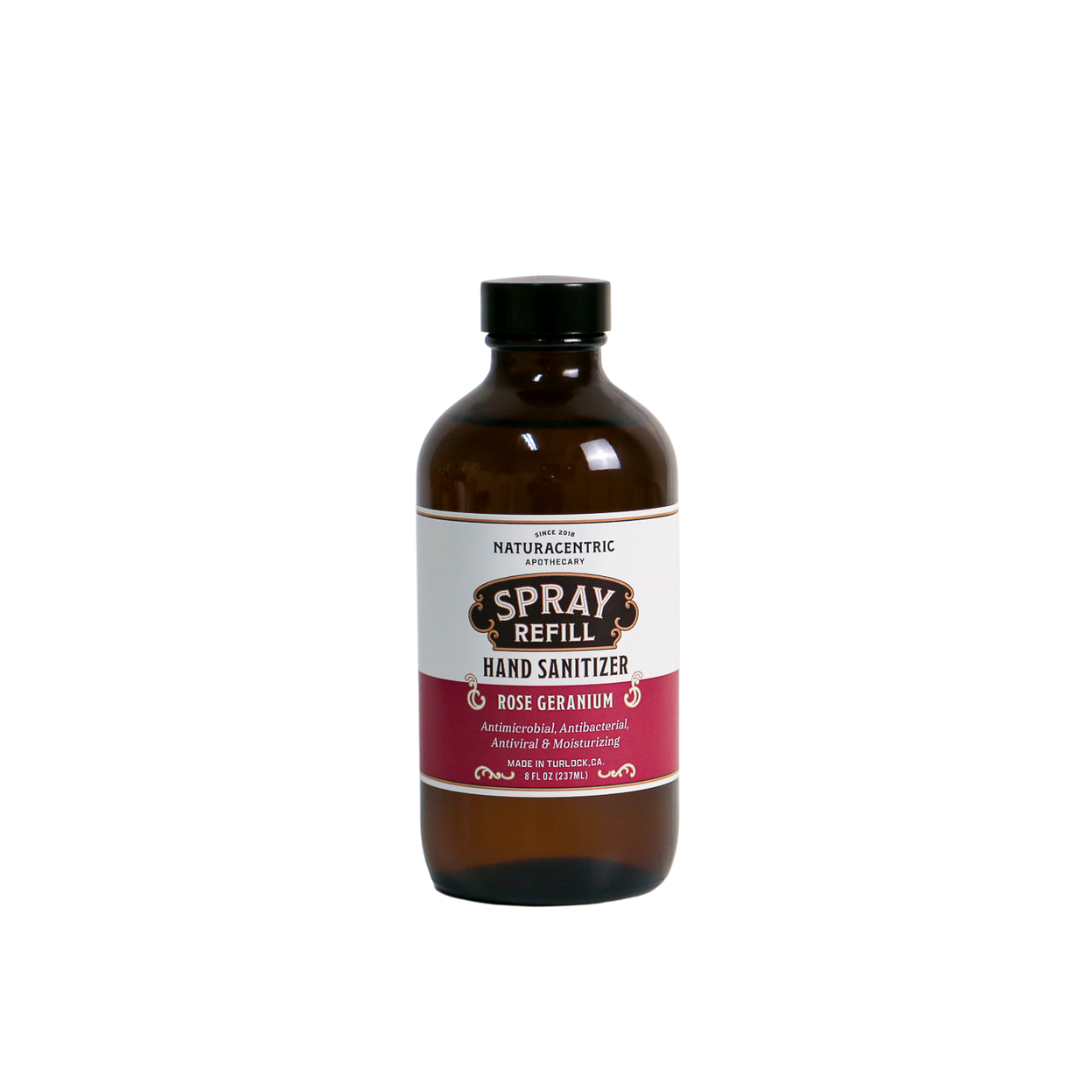 Rose Geranium Essential Oil Based Hand Sanitizer Spray-zoom-3