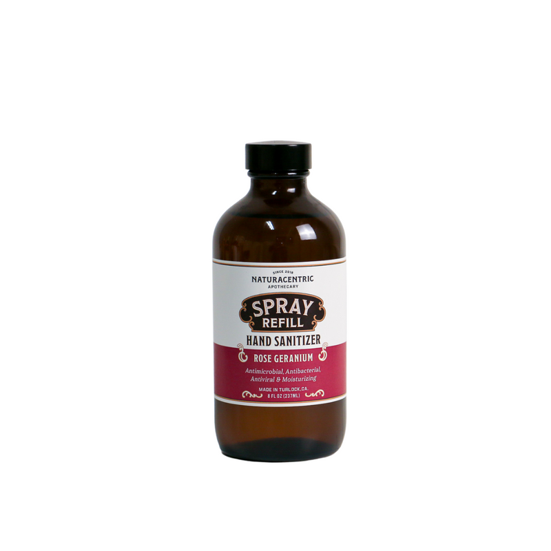 Rose Geranium Essential Oil Based Hand Sanitizer Spray-zoom-