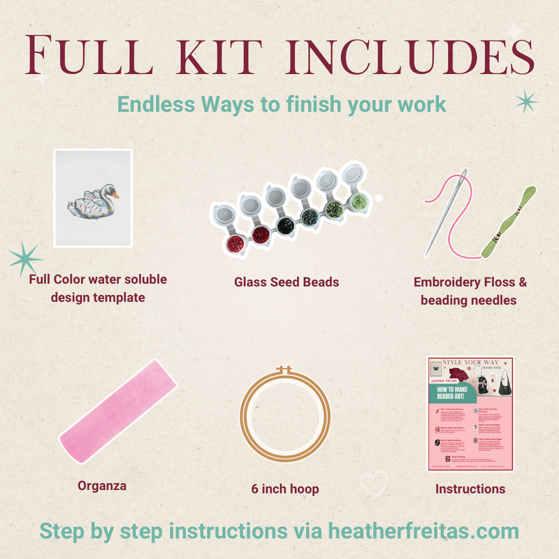 Swan Beaded Art Kit-zoom-