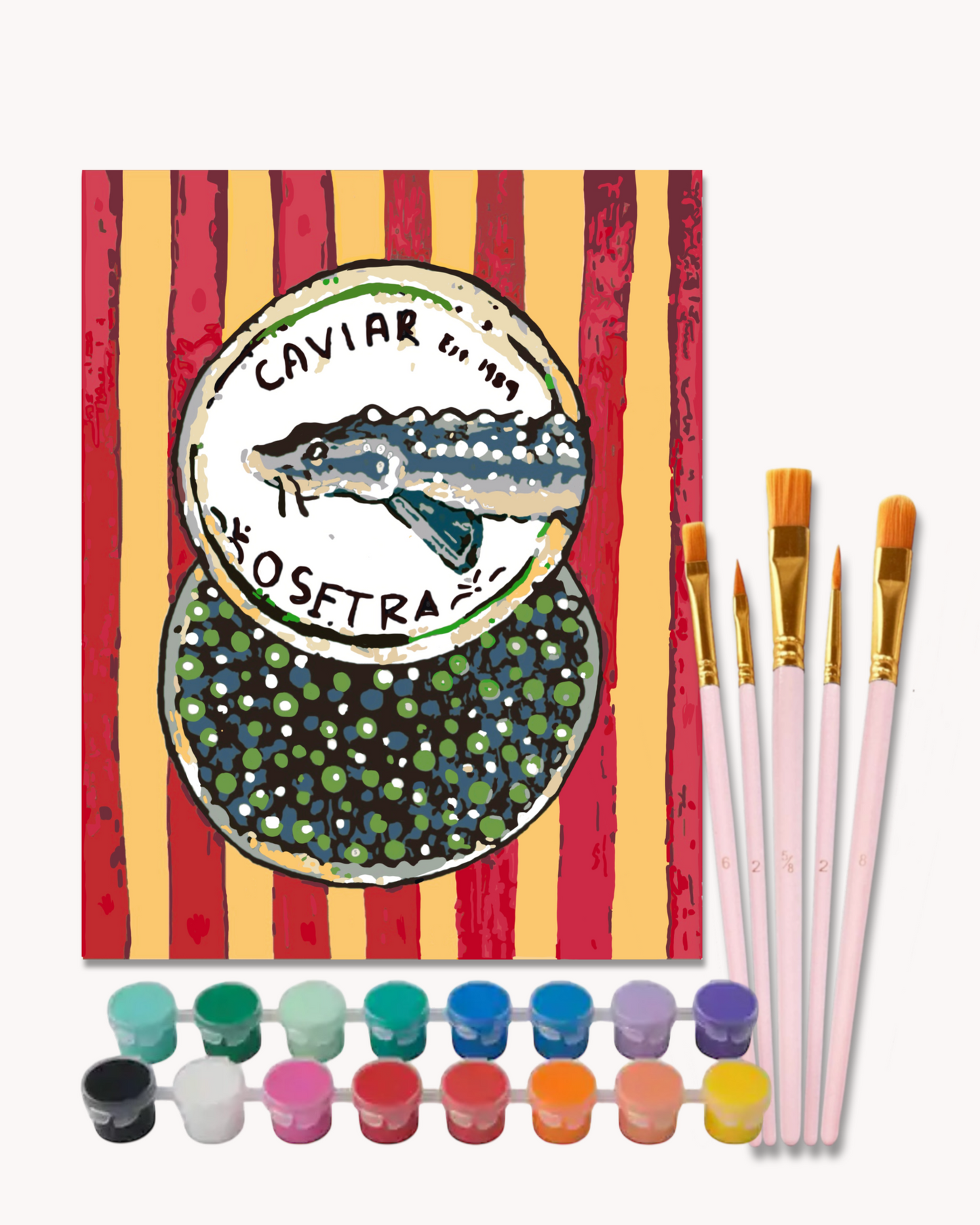 Caviar Paint by Numbers Kit