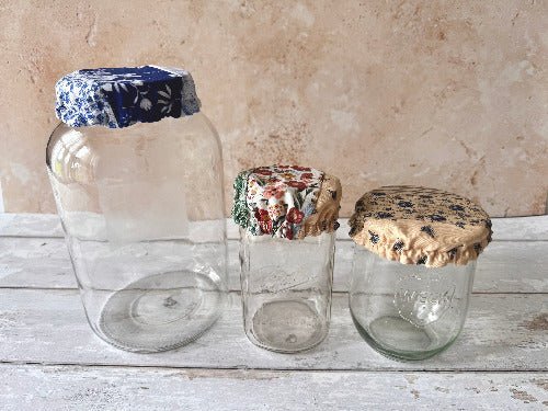 Reusable Cotton Jar & Bowl Covers | Eco - Friendly Kitchen Covers - Aware House