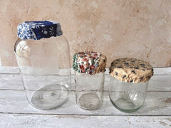 Reusable Cotton Jar & Bowl Covers | Eco - Friendly Kitchen Covers - Aware House