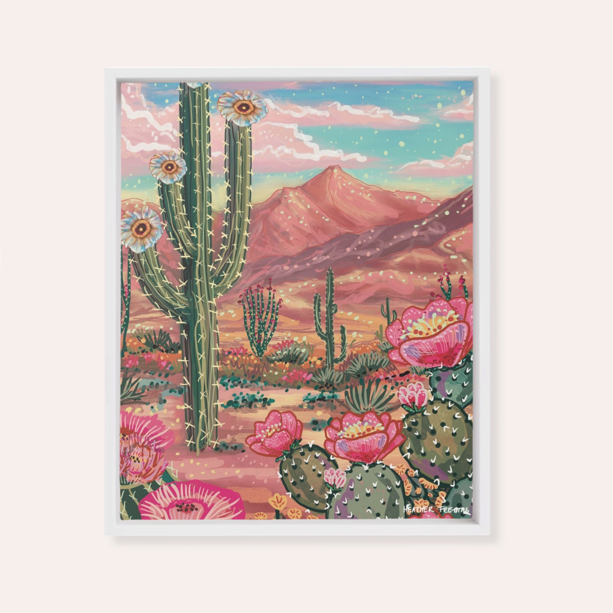Southwest Paradise | Framed Fine Art Canvas Print | Multiple Sizes-5