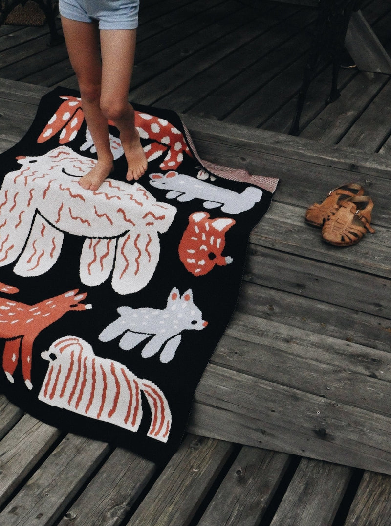 Bow Wow Baby Blanket-zoom-