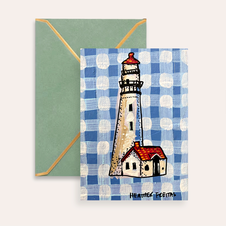 Lighthouse Greeting Card Fine Art Print