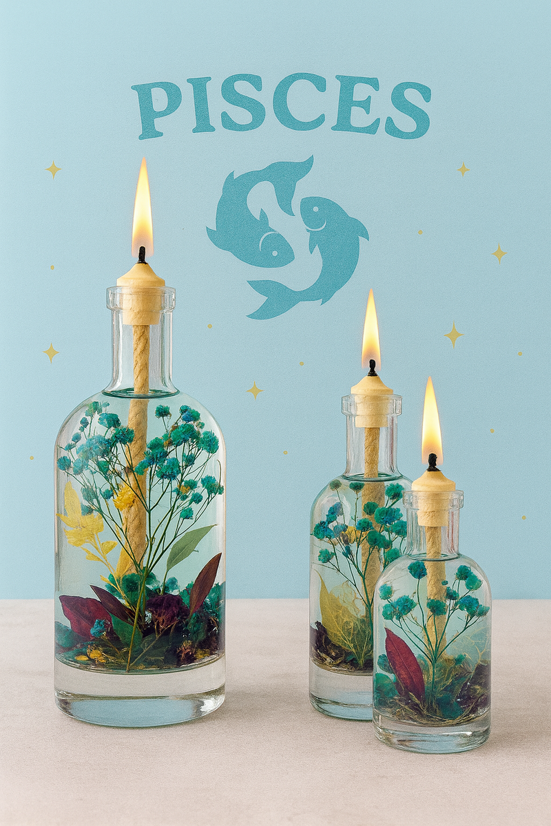 Pisces Oil Candle-zoom-
