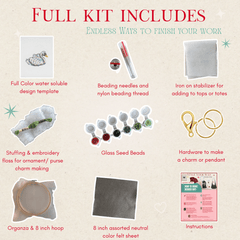 Swan Beaded Art Kit - Aware House