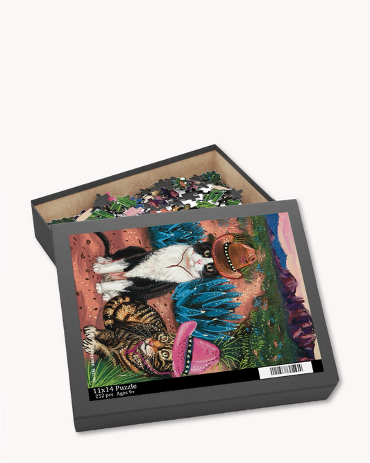 Cowboy Cats Puzzle