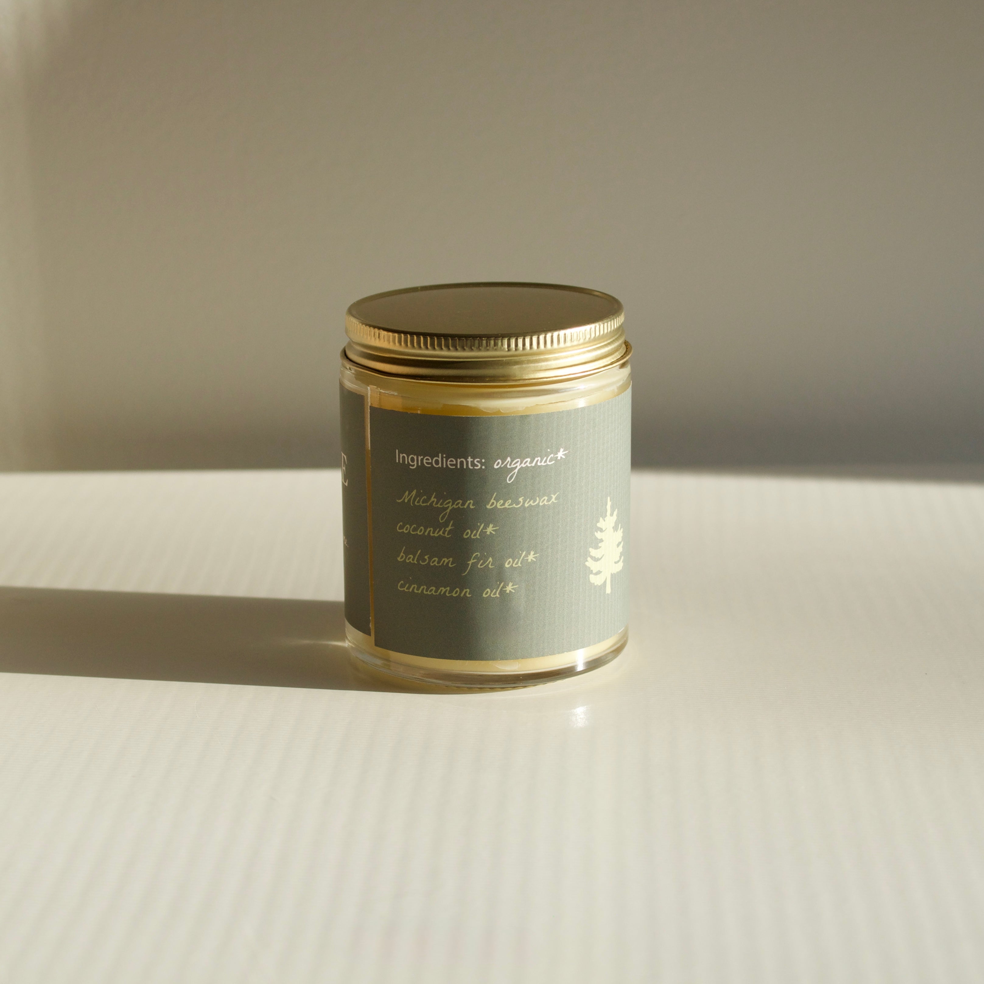 Through the Woods Beeswax Candle