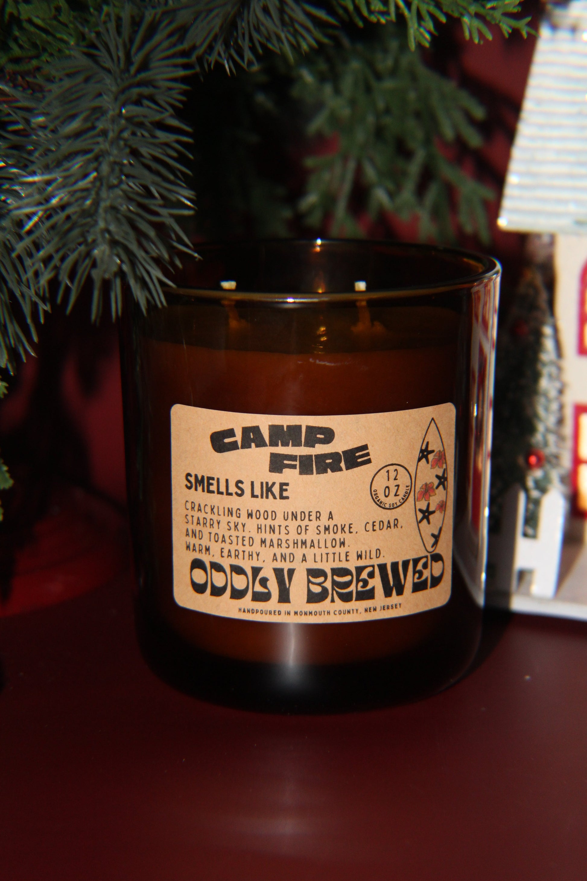 Large Campfire Soy Candle-1
