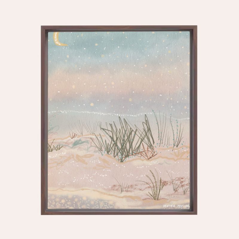 Salt | Framed Fine Art Canvas Print | Multiple Sizes-zoom-
