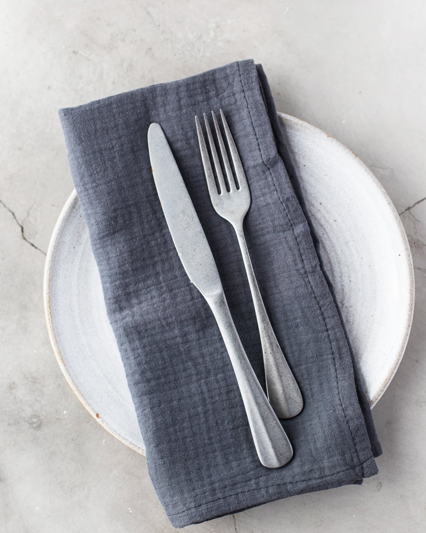 Cotton Crinkle Cloth Napkins | Set of Four