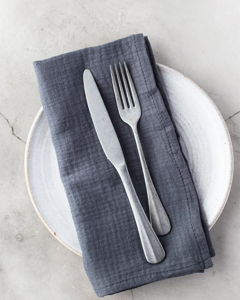 Cotton Crinkle Cloth Napkins | Set of Four-zoom-