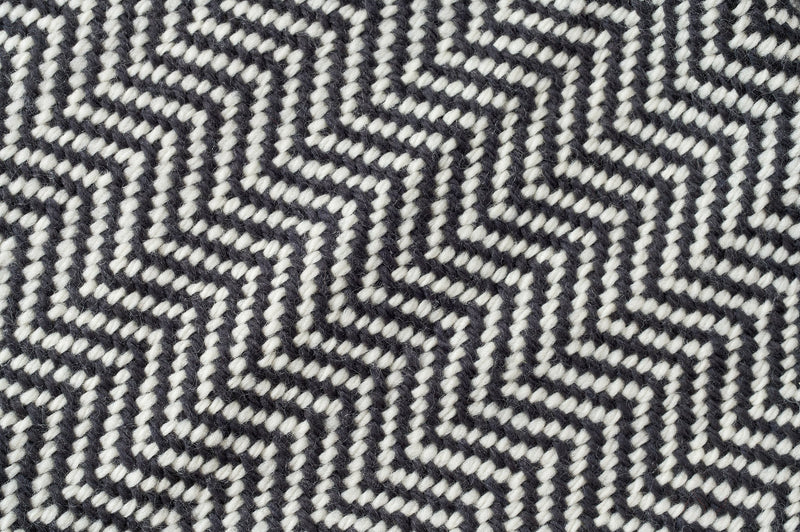 Chevron Pattern Soft Wool Throw Size Blanket-zoom-