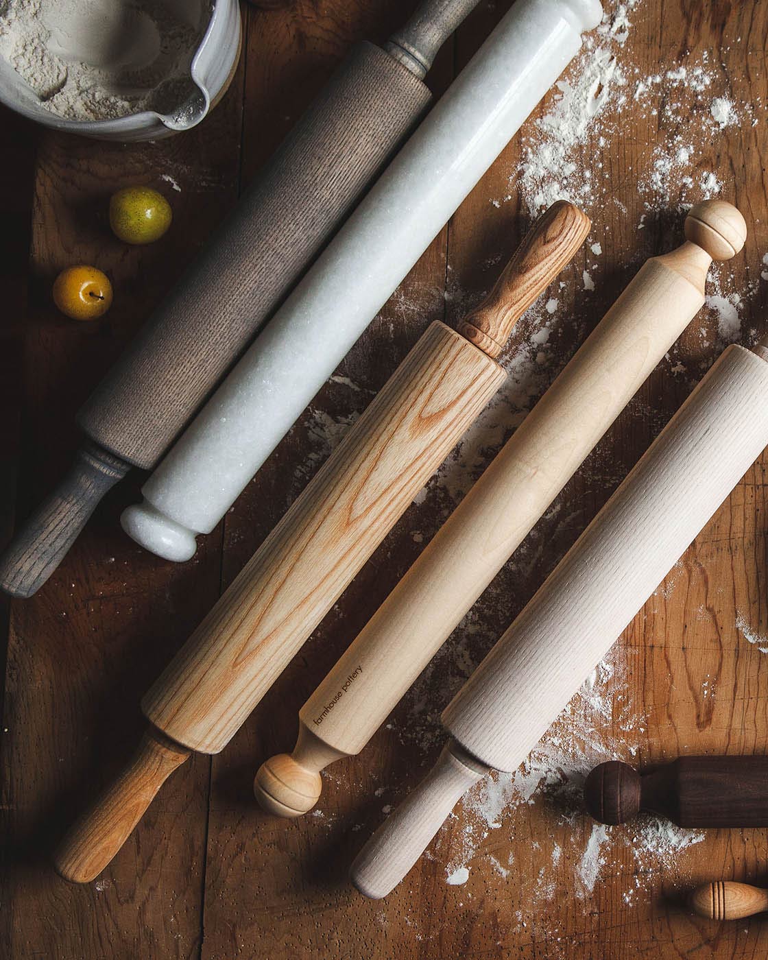 Baker's Marble Rolling Pin - Aware House - Farmhouse Pottery - 