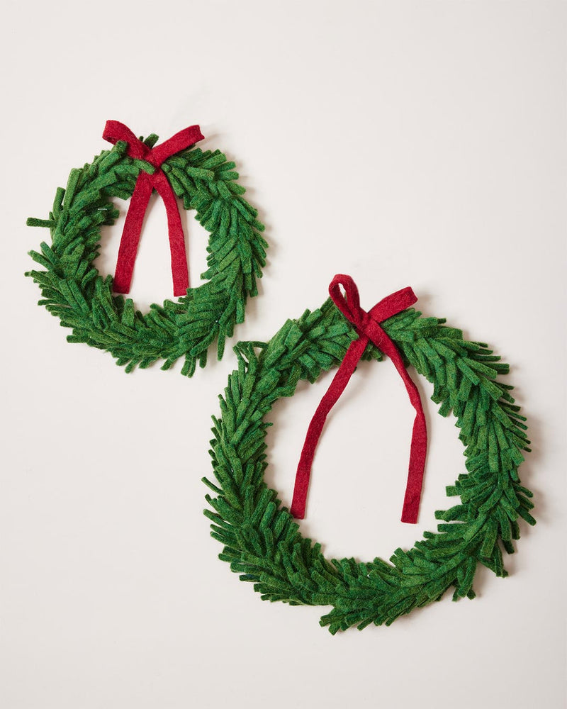 Artisan Felted Wool Wreath-zoom-