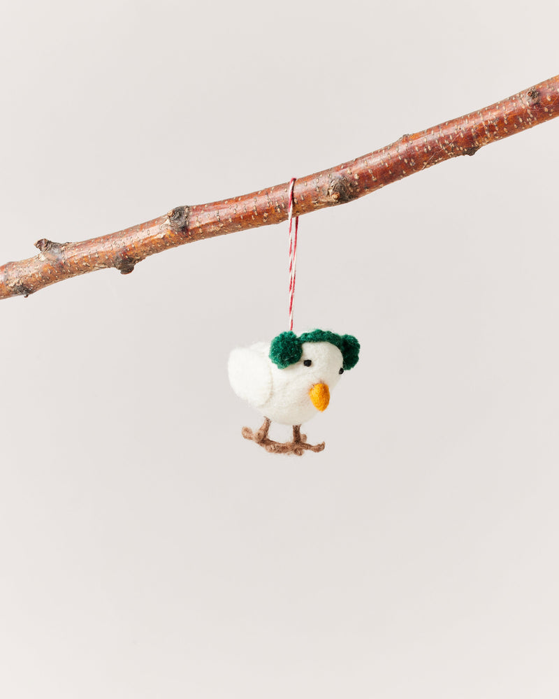 Felted Bird Ornament-zoom-