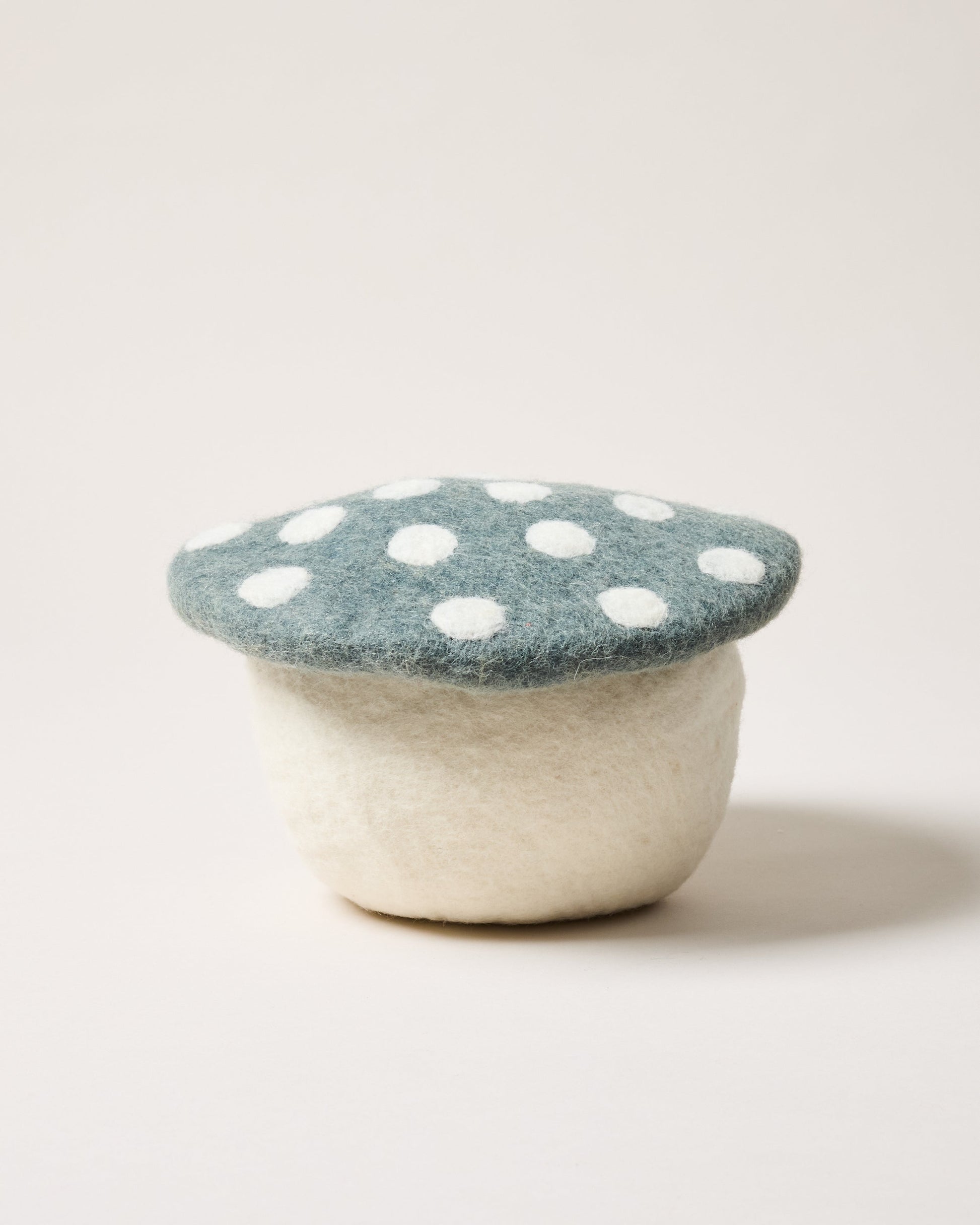 Artisan Felted Mushroom Doorstop-9