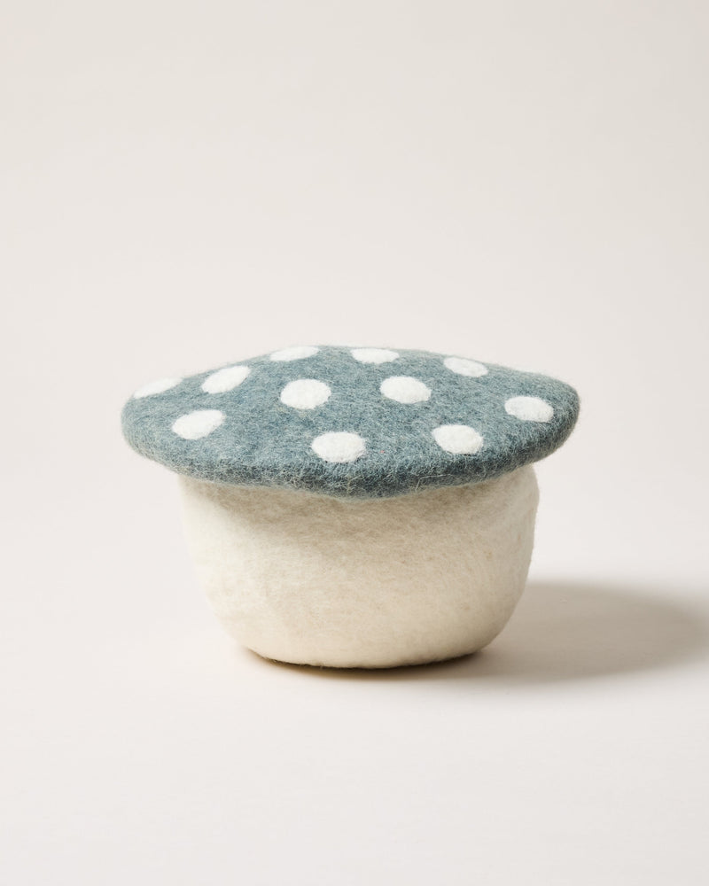 Artisan Felted Mushroom Doorstop-zoom-