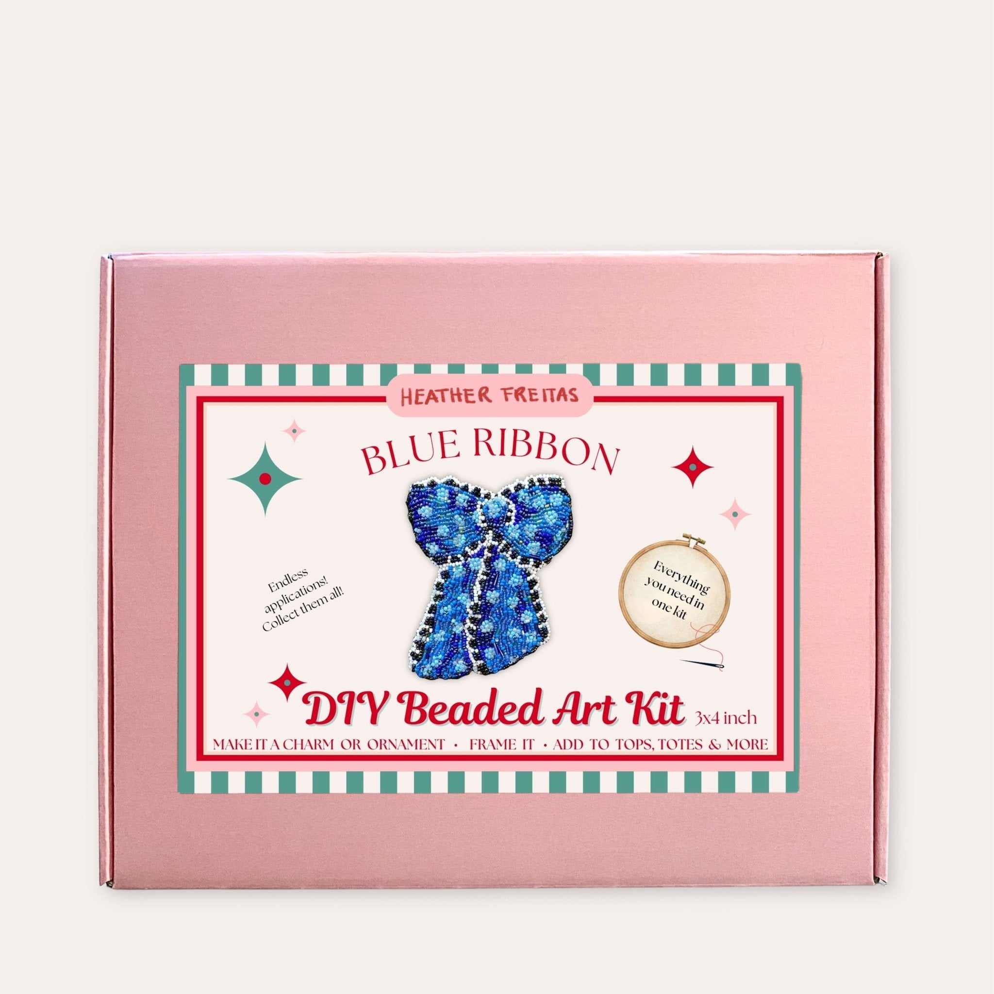 Blue Ribbon Beaded Art Kit - Aware House