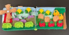 Farm Animal Quiet Book | Interactive Finger Puppet Activity Book - Aware House