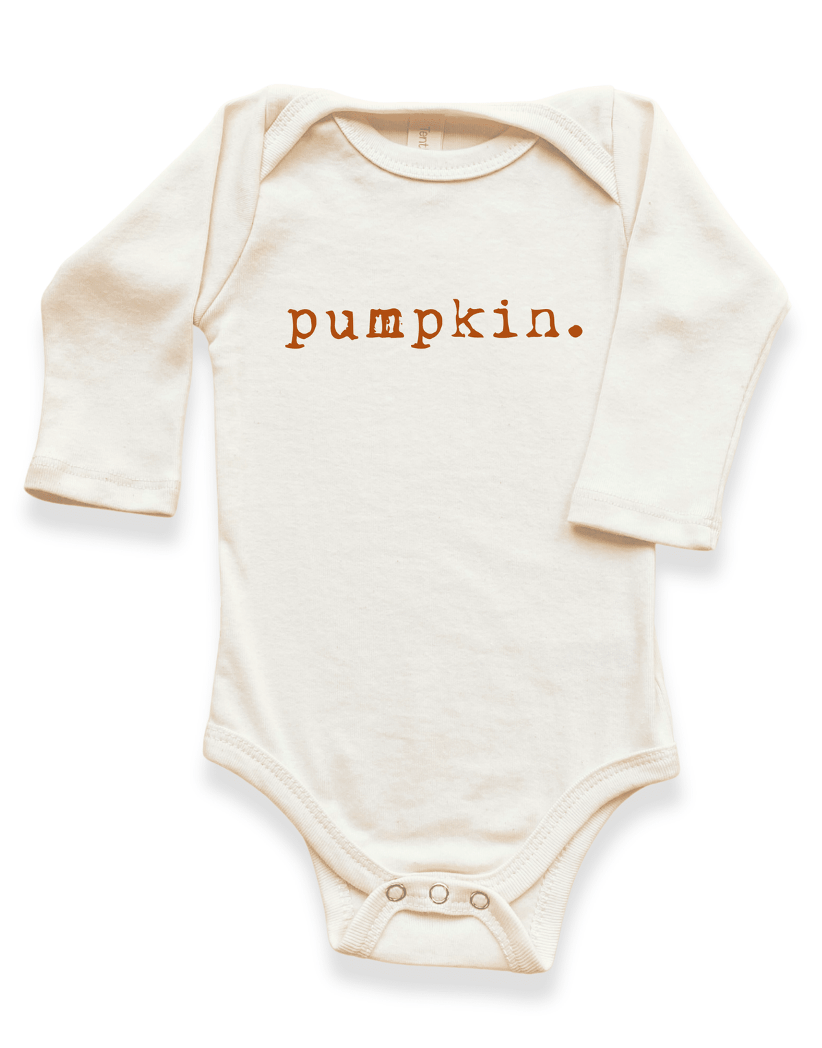Pumpkin Organic Bodysuit Long Sleeve - Aware House - Tenth & Pine -
