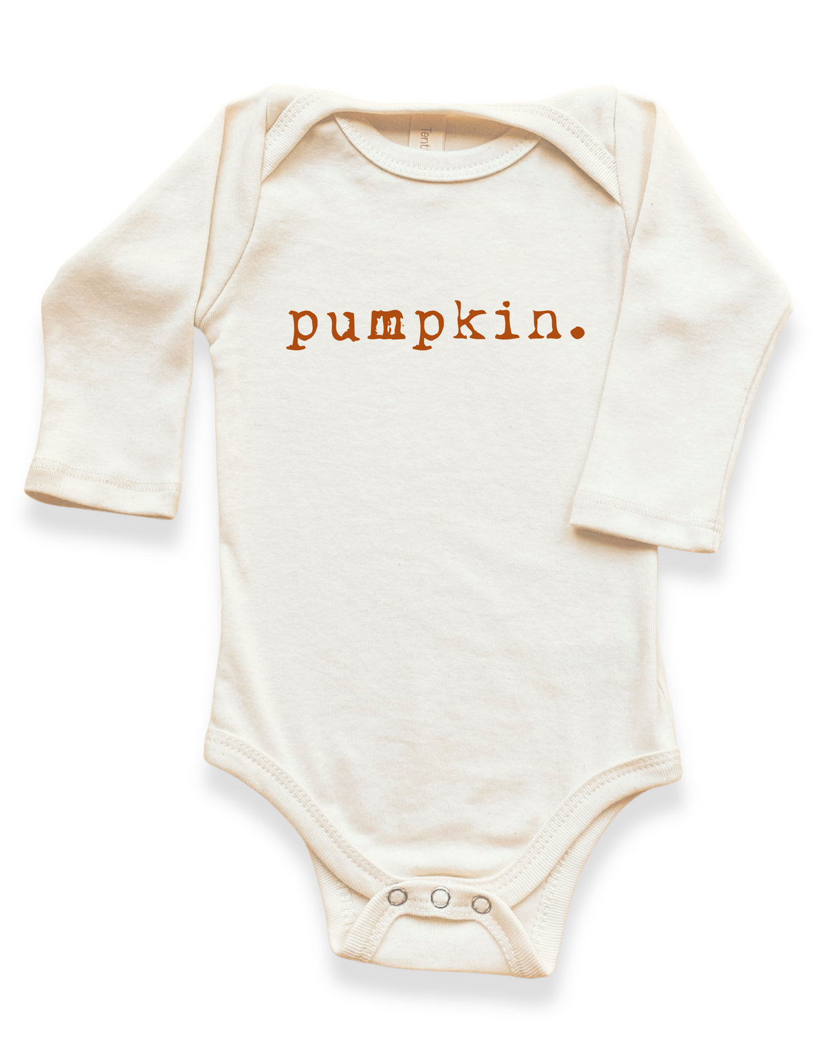 Pumpkin Organic Bodysuit Long Sleeve-1
