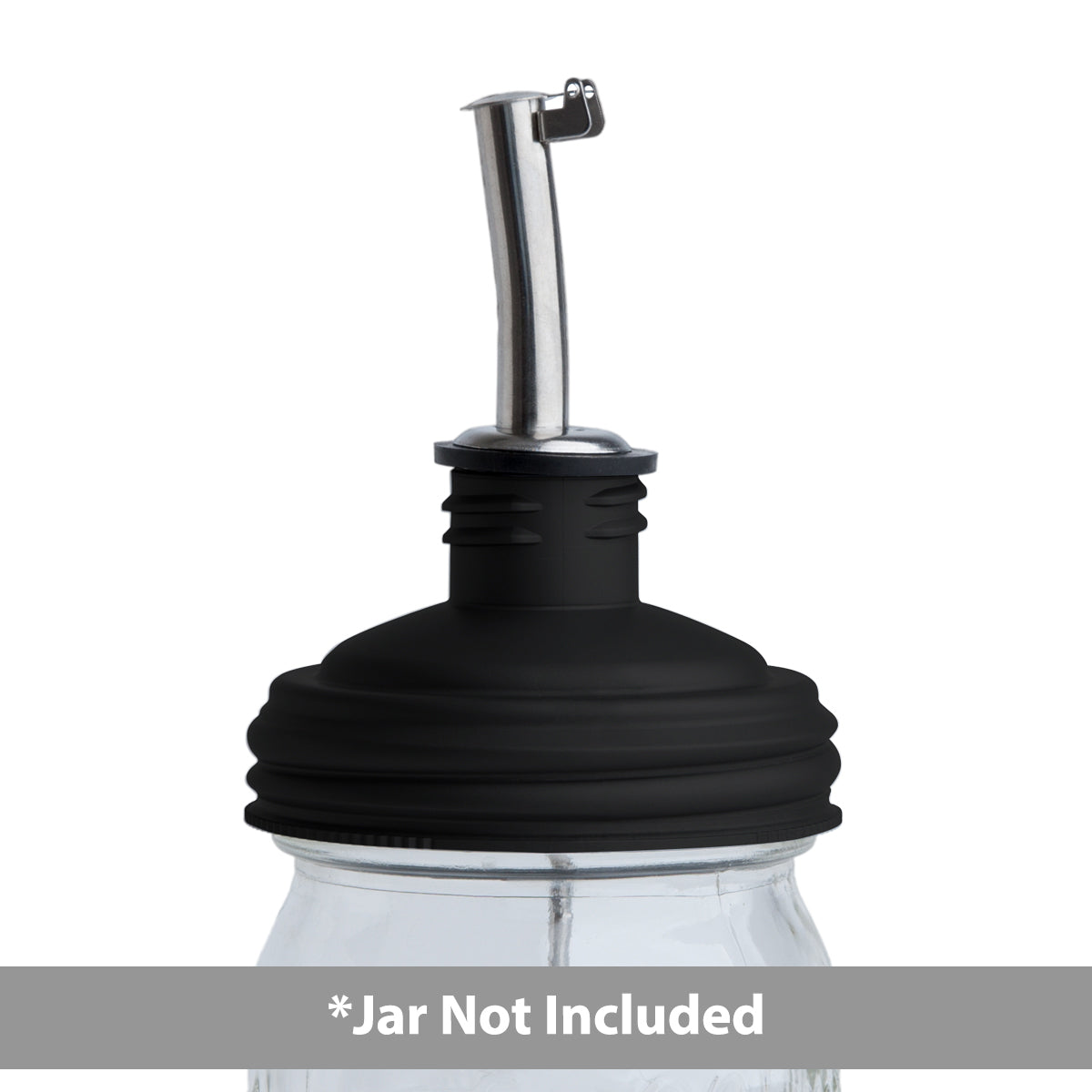 reCAP® Mason Jar Pour Spout Lid | Olive Oil Spout & Dispenser | Regular Mouth-3