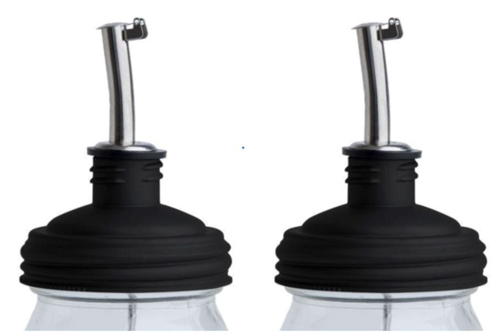 reCAP® Mason Jars Pour Spout Lid, Olive Oil Spout & Dispenser, Regular Mouth, 2-PACK-zoom-4