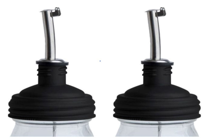 reCAP® Mason Jar Pour Spout Lid | Olive Oil Spout & Dispenser | Regular Mouth-zoom-